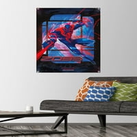 Marvel Spider-Man: Отвъд паяжина-Стенски плакат Spider-Man с pushpins, 22.375 34