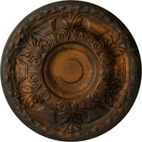 Ekena Millwork 1 2 OD 3 4 P Granada таван медальон, ръчно рисуван в полунощна мечта