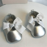 Бебешки кожени обувки за първи ходещ обувки против приплъзване на меки подметки обувки за малко дете новородени момичета на открито ежедневни обувки