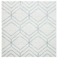 Adirondack Caitriona Geometric Area Rug, сиво синьо, 5'1 7'6