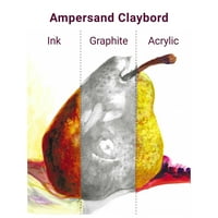 Ampersand Art Claybord, Uncraded, профил, 4 4