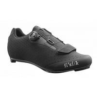 Р5Б Уомо-мъжка обувка с боа-Черна тъмно сива-Размер 36
