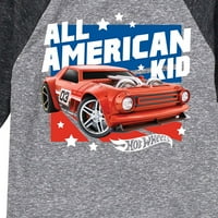 Горещи джанти - All American Kid - Thddler и Youth Raglan Graphic тениска