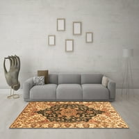 Ahgly Company вътрешен правоъгълник Геометрично кафяво традиционни килими, 2 '3'