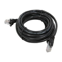 Belkin A3L791-12-blk-s ft. Cat 5e черен RJ45M RJ безкраен пластир кабел