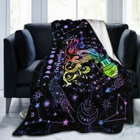 Носбей съзвездие одеяло зодиакален знак хвърляне на одеяло астрология фланела хвърляне на одеяло съзвездие подаръци одеяло за жени мъже