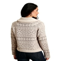 Stetson Western Sweater Дамски изрязани кафяви 11-027-0539- BR