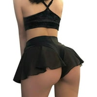 Мрешни гащички поли за жени Солидни висококачествени филия Плиски за женско бельо прозрачни брифи за спортно бельо на бельо