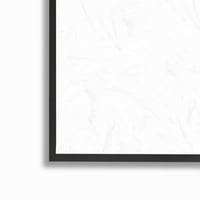 Ступел индустрии деликатна красота бяло цвете графично изкуство черна рамка изкуство печат стена изкуство, дизайн от Патриша Пинто