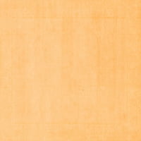 Агли Компания Вътрешен Правоъгълник Твърдо Оранжево Модерна Зона Килими, 6' 9'