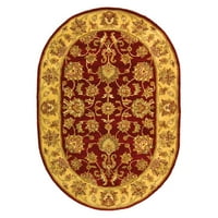 Heritage Regis Традиционно вълново бегач килим, червено злато, 2'3 14 '