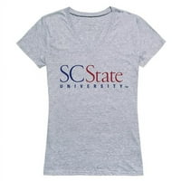 Република 520-384-H08-Тениска на държавния университет в Южна Каролина за жени, Хедър Грей-Голяма