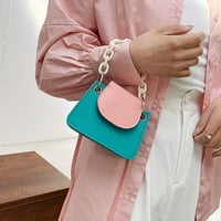 Малки торбички за кръстосани канали за жени стилни и практични малки чанти за кръстосано тяло за момичета жени мама приятелка като сегашно езеро синьо