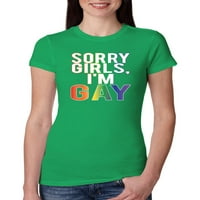 Съжалявам момичета, аз съм гей забавен гей ЛГБТ лесбийска гордост