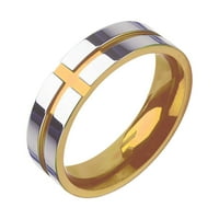 На съпруга ми флуидиран кръстосан пръстен за мъже пръстен с картичка за любов за съпруг