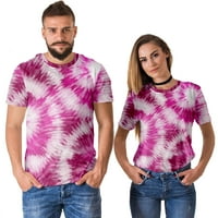 Art Tie-Dye Персонализиран елемент тениска Нови меки шеги върхове за човек