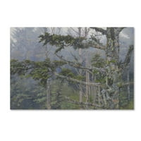 Изобразително изкуство 'Гора или дървета' платно изкуство от Ръсти Френтнър