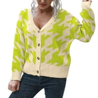 Жилетка за жени облечени модни модни дълги ръкави якета с пуловер