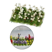 2 кутии] миниатюрен клъстер за цветя модел железопътна фея градина пейзаж трева