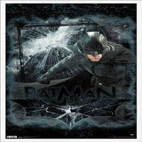 Комикс Филм - Черният Рицар Изгрява - Плакат На Стената На Батман, 22.375 34