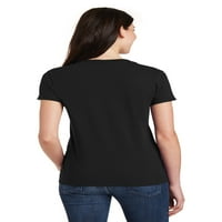 Нормално е скучно - Женска тениска с късо ръкав с V -образно деколте, до жени с размер 3XL - момиче от Флорида