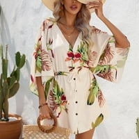 Meuva Summer Leaf Fresh Print рокля за жени