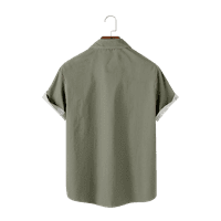 Череп тий класически печат тропически плажни ризи Лято редовно годни топ летни ревери работи с джоб плюс размер S-8XL