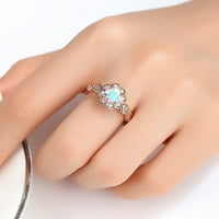 Диамантен пръстен от розово злато Rhinestone Alloy Jewellery Rings Жените модни цирконови пръстени за жени