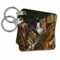 3Drose Долен водопад национален парк Йелоустоун - Ключови вериги, 2. От, набор от 2