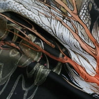 вендунид блузи с дълъг ръкав За Мъже кимоно жилетка Овърсайз ризи популярни модел отпечатани риза даоистка рокля топ върховете на културите за мъже