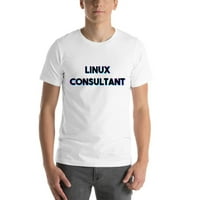 2xl Tri Color Linu консултант с къс ръкав тениска с неопределени подаръци
