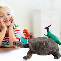JundanMall Когнитивни играчки Когнитивни играчки Очарователни деликатни пластмасови галапагос Модел за декорация на костенурки за деца