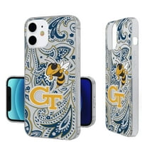 Georgia Tech Yellow Jackets iPhone Paisley Design Clear Case