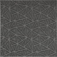 Вътрешни килими по поръчка на открито, изработени в САЩ, геометричен се предлага в десет цвята и девет форми правоъгълни, кръгли, квадратни, бегачи, овал, шестоъгълник, осмоъгълник, половин кръг - сив, 7 '20' килими