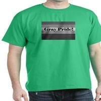 Cafepress - сива гордост тъмна тениска - памучна тениска
