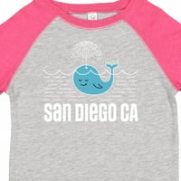 Inktastic San Diego California Whale Gift Toddler Boy или Thddler Girl тениска