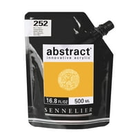 Sennelier Abstract Acrylics, Satin, 500ml, Raw Sienna