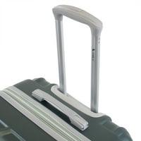 GEM 3 части Hardside Разширяващ се комплект багаж, горски зелено