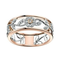 Свети Валентин Сватбени и годежни пръстени с кадифе пръстен кутия