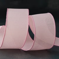 2.5 FAU Linen Wired Ribbon, като я отпразнувате декор