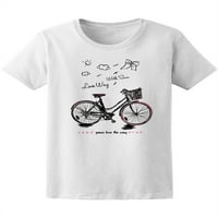 Girly обичам начина, по който велосипедният тройник -изображение от Shutterstock
