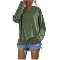 Суитчър за дамски фаши - Есенно пуловер с дълъг ръкав разхлабени сделки 50% отстъпка
