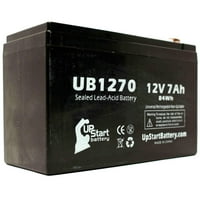 - Съвместим 9125-батерия-подмяна на УБ универсална запечатана оловно-киселинна батерия-включва адаптери за клеми