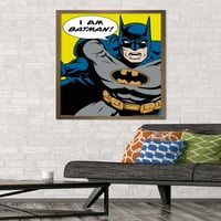 Комикси - Батман - аз съм плакат на Batman Wall, 22.375 34