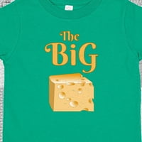 Inktastic The Big Cheese Gift Thddler Boy Girl тениска