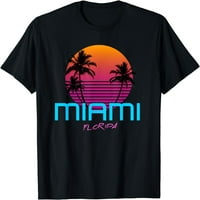 Тениска на Маями Флорида Ретро 80-те