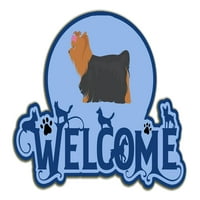 Yorkshire Terrier Декорация на закачалка за приветствие на врати