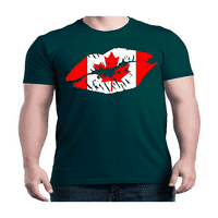 MMF - Мъжки тениска с къс ръкав, до мъже с размер 5xl - Канада флаг