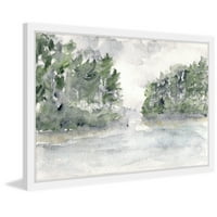 Мармонт хил дъждовно езеро пейзаж от напръстник врабче рамка живопис печат