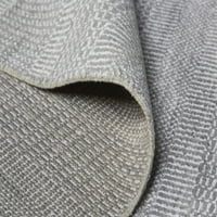 Калдекот класически шарени килим, стомана сребристо сиво, 9 фута-6 инча 13 фута-6 инча площ килим